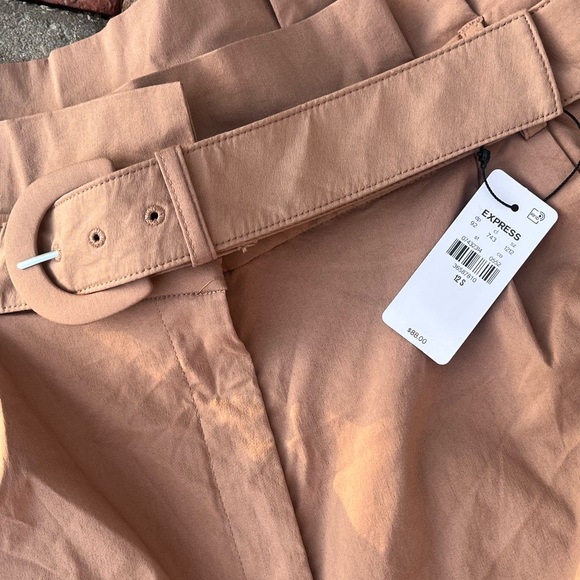 Express Women's Tan Wide-Leg Pants Sz 12s - Picture 2 of 6